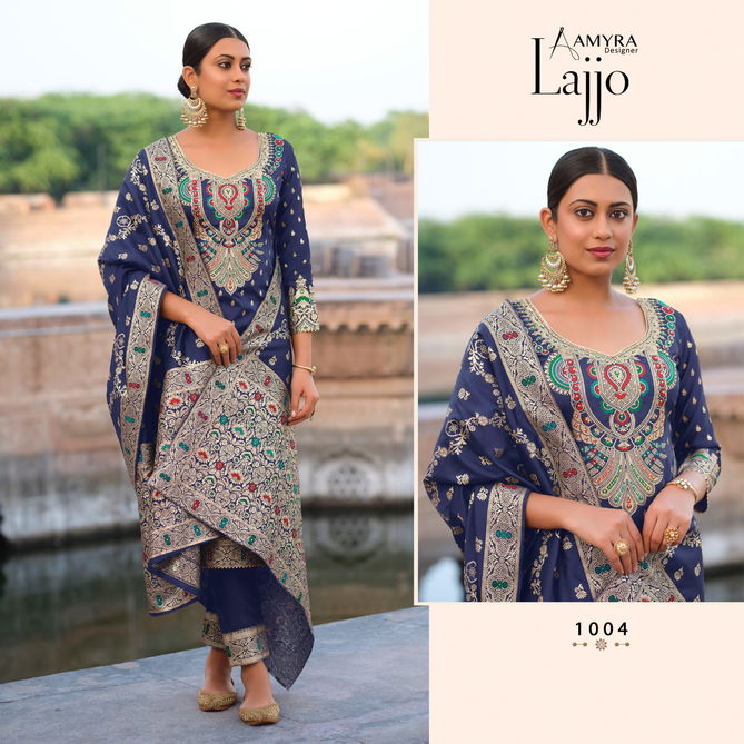 Amyra Lajjao Heavy Designer Wholesale Wedding Salwar Suits